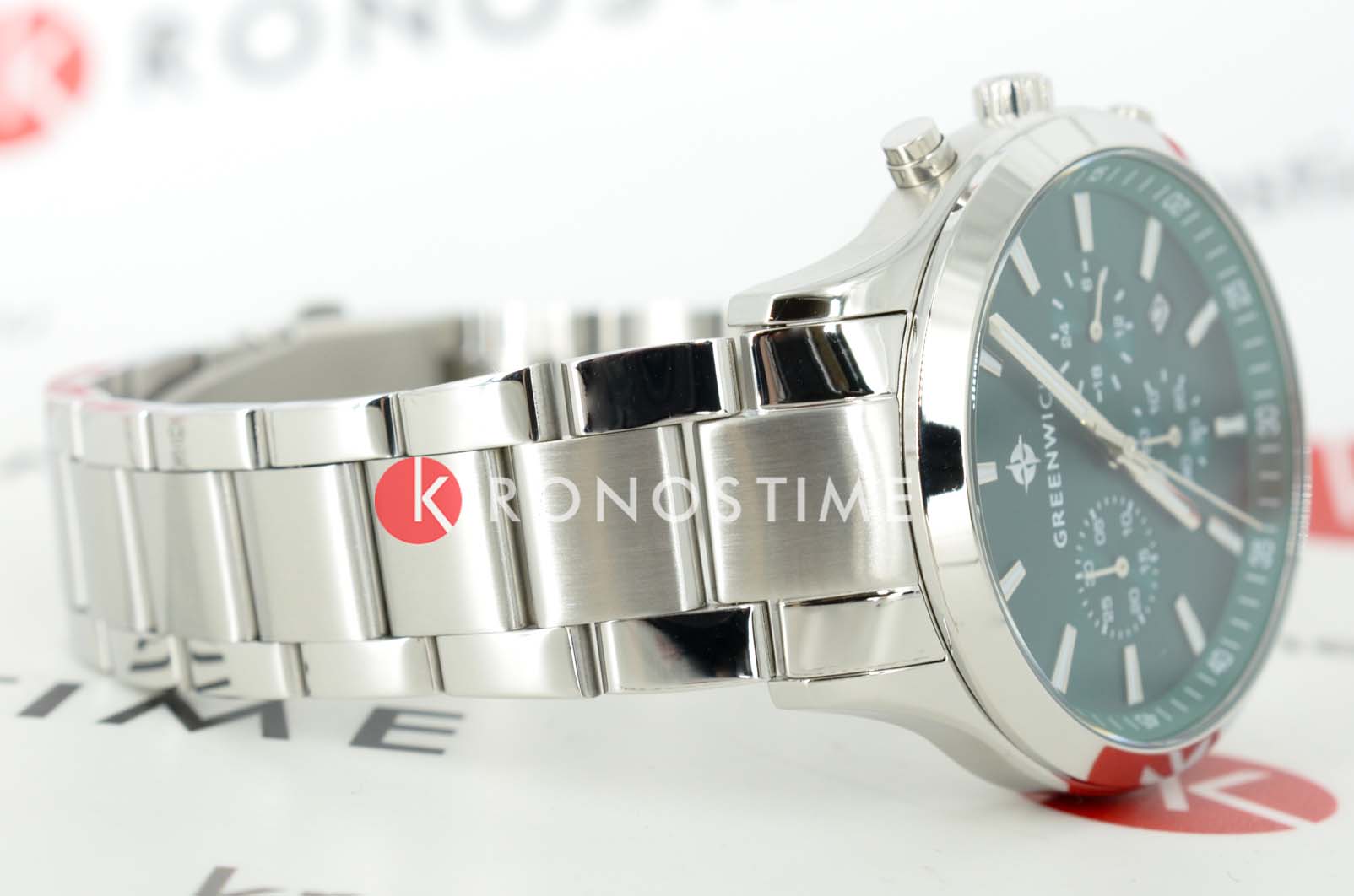 Оригинальные часы Greenwich Greenwich Skipper GW 043.10.37 кварцевые калибр механизма miyota общий вид